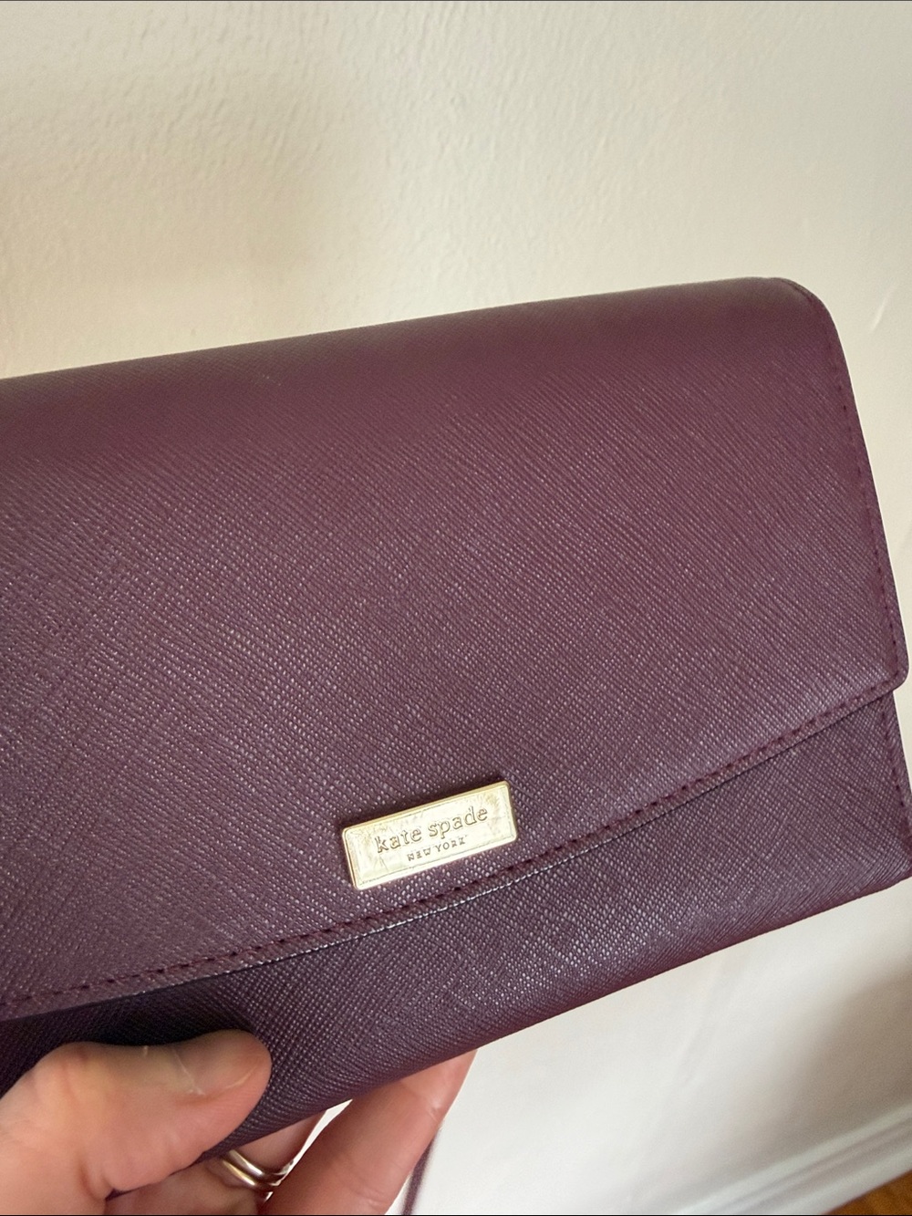 Kate Spade Women's Dark Plum Crossbody Shoulder Bag - Picture 7 of 13